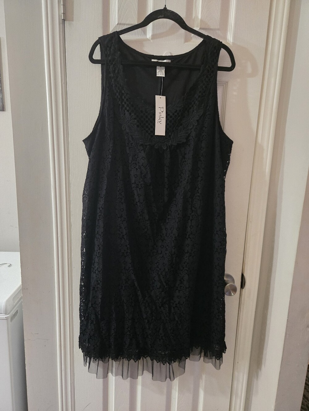 Nwt 3x black lacey dress
